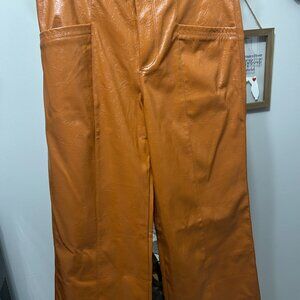 Free People vegan leather pants